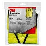 3M™ Reflective Vest Short Sleeve Construction Safety Vest– Class 3, 94900H1-DC, Yellow, 5/case redirect to product page